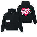 Kappa Delta Boxy Heart Pullover Hoodie