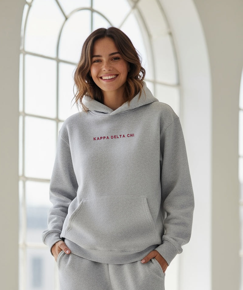 Kappa Delta Chi Fave Fit Hoodie - Wordmark