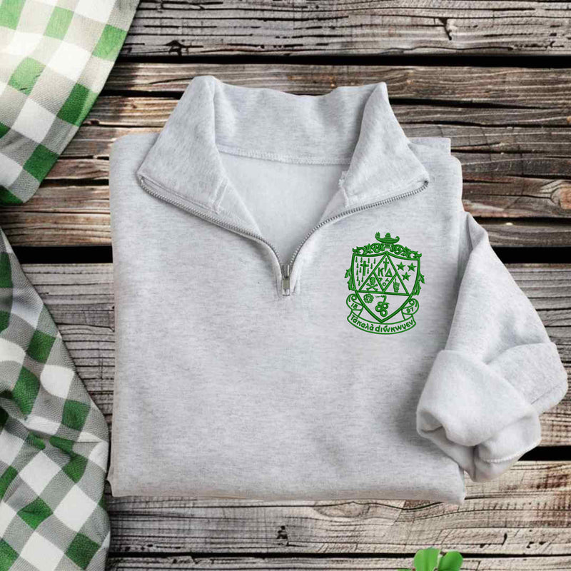 Kappa Delta Crest Quarter Zip