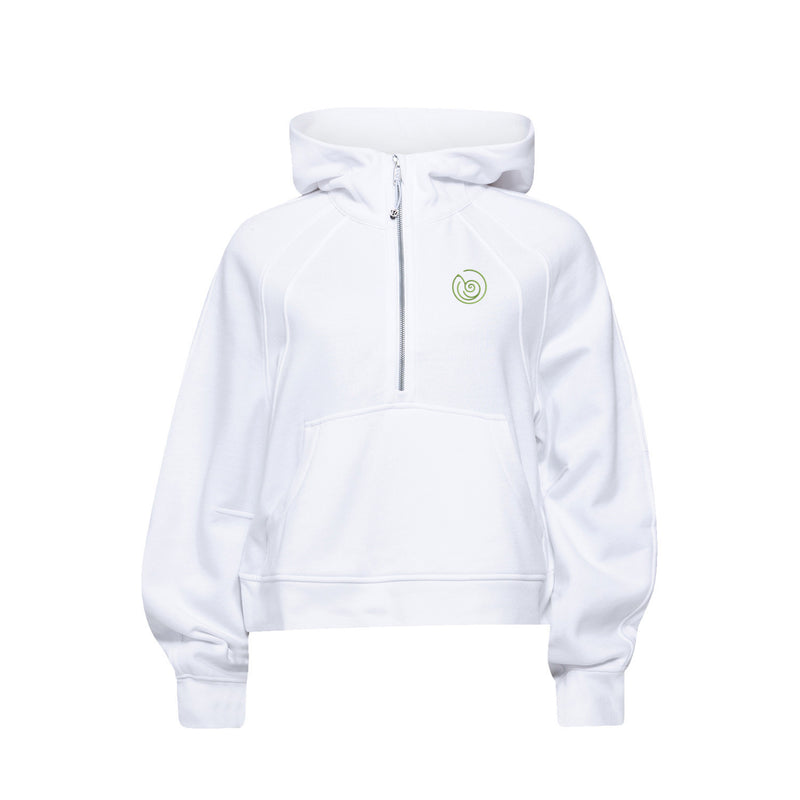 Kappa Delta lululemon Scuba Oversized Half-Zip Hoodie - White - Nautilus