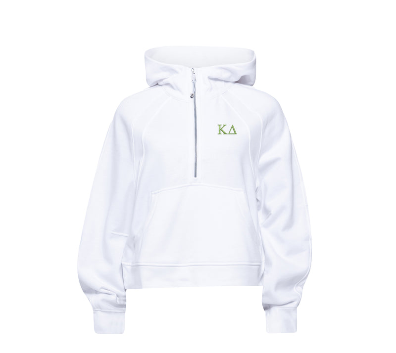 Kappa Delta lululemon Scuba Oversized Half-Zip Hoodie - White