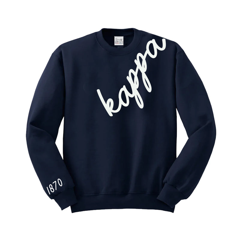 Kappa Kappa Gamma 1870 Avenue Crewneck