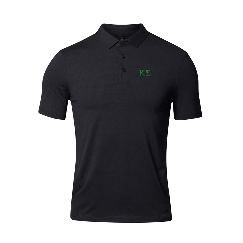 Kappa Sigma lululemon Evolution Short-Sleeve Polo - Black