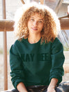 Kappa Delta Monochromatic Puff Crewneck Sweatshirt - KAY DEE