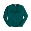 Kappa Delta Monochromatic Puff Crewneck Sweatshirt - KAY DEE