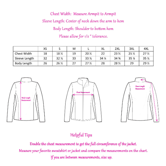Delta Gamma Fleece Zip Cadet Jacket