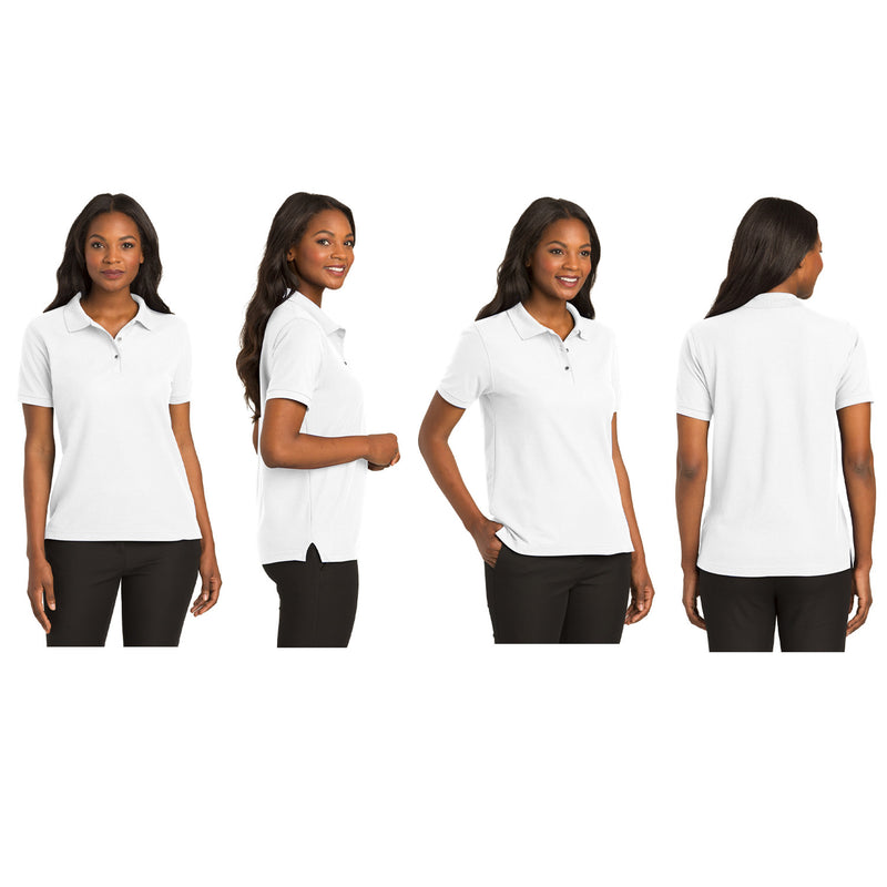 Lambda Kappa Sigma Letters Cotton Pique Polo
