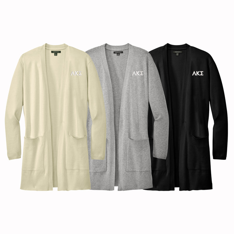 Lambda Kappa Sigma Open Front Cardigan Sweater