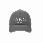 Lambda Kappa Sigma LKS Est, Beach Washed Hat