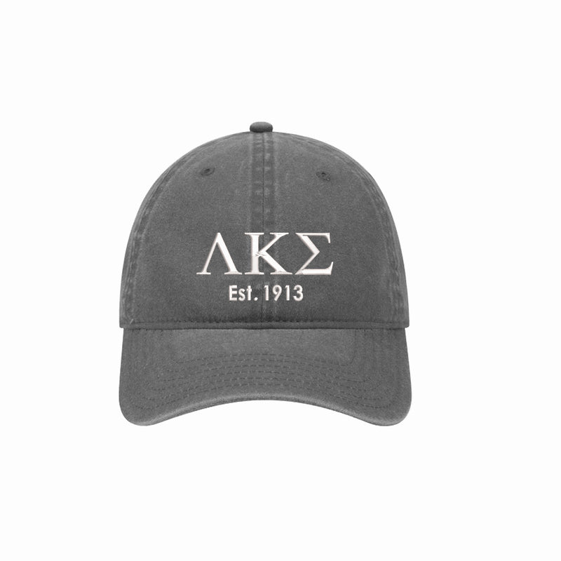 Lambda Kappa Sigma LKS Est, Beach Washed Hat