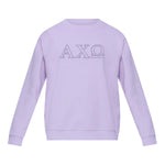 Alpha Chi Omega lululemon Steady State Crew - Lavender Frost