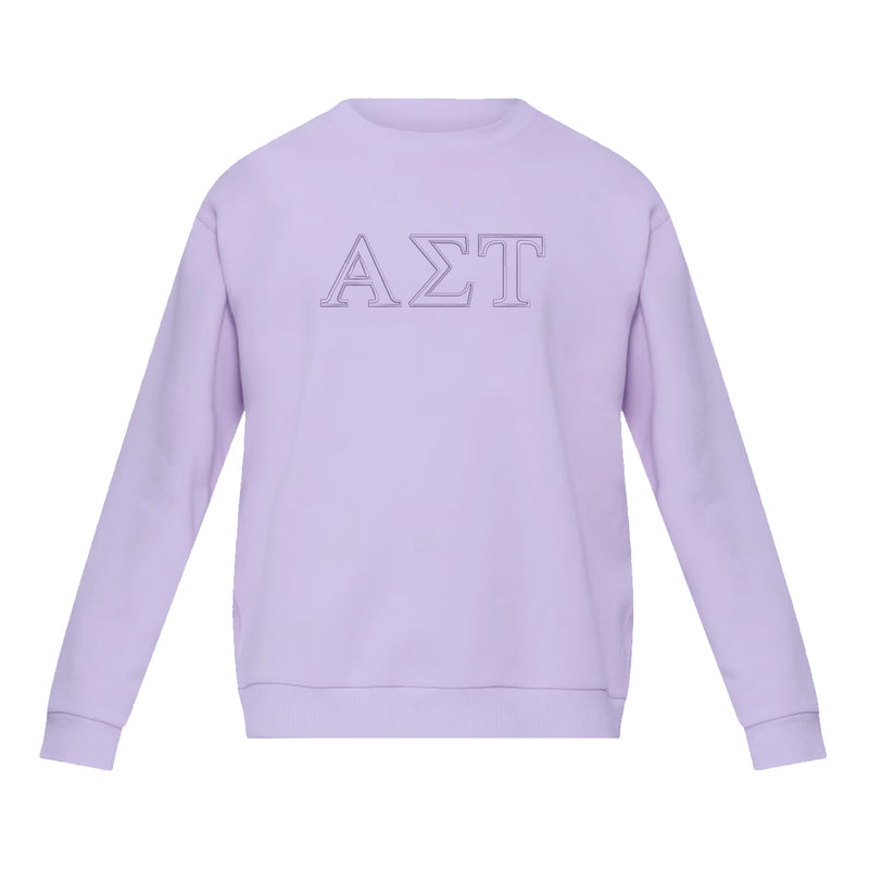 Alpha Sigma Tau lululemon Steady State Crew - Lavender Frost