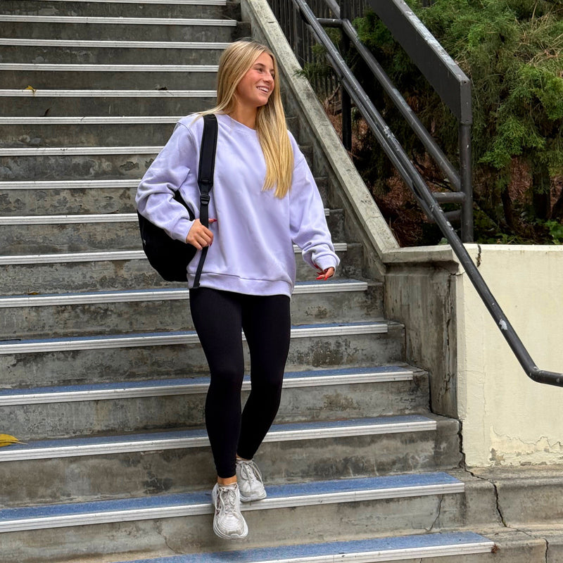 Alpha Delta Pi lululemon Steady State Crew - Lavender Frost