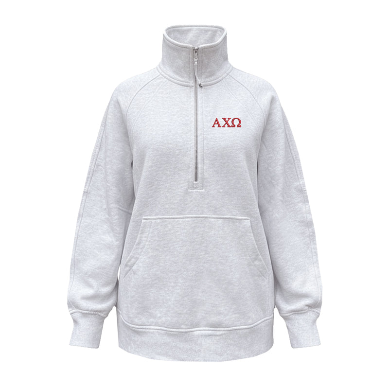 Alpha Chi Omega lululemon Scuba Oversized Funnel-Neck Half Zip Long