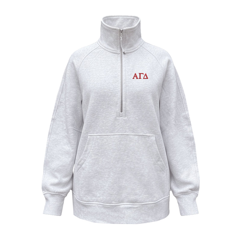 Alpha Gamma Delta lululemon Scuba Oversized Funnel-Neck Half Zip Long