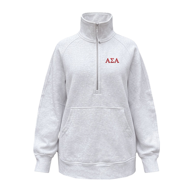 Alpha Sigma Alpha lululemon Scuba Oversized Funnel-Neck Half Zip Long