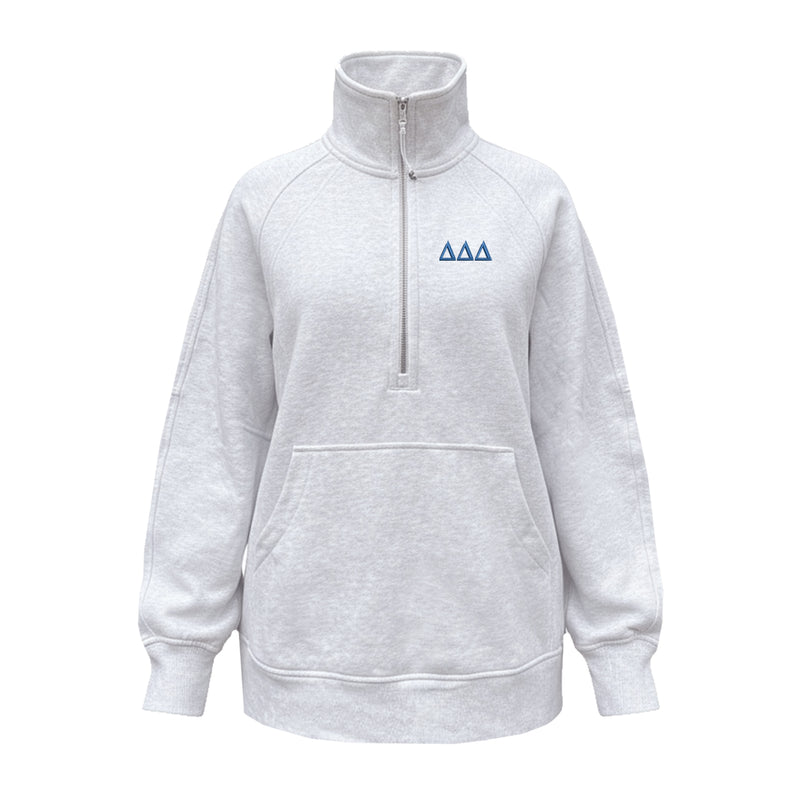 Delta Delta Delta lululemon Scuba Oversized Funnel-Neck Half Zip Long