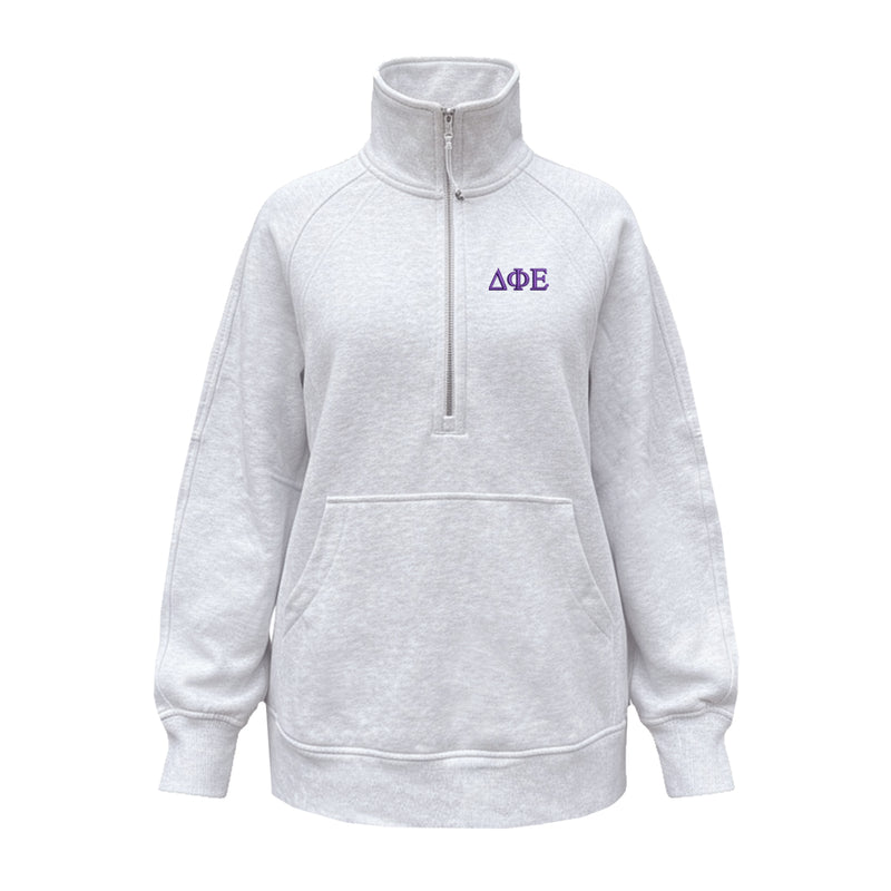 Delta Phi Epsilon lululemon Scuba Oversized Funnel-Neck Half Zip Long