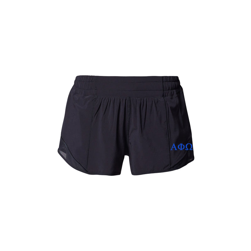 Alpha Phi Omega lululemon Hotty Hot High-Rise Lined Short 2.5" - Black