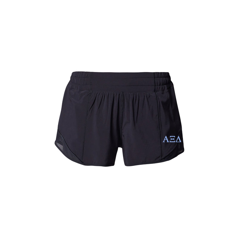 Alpha Xi Delta lululemon Hotty Hot High-Rise Lined Short 2.5" - Black