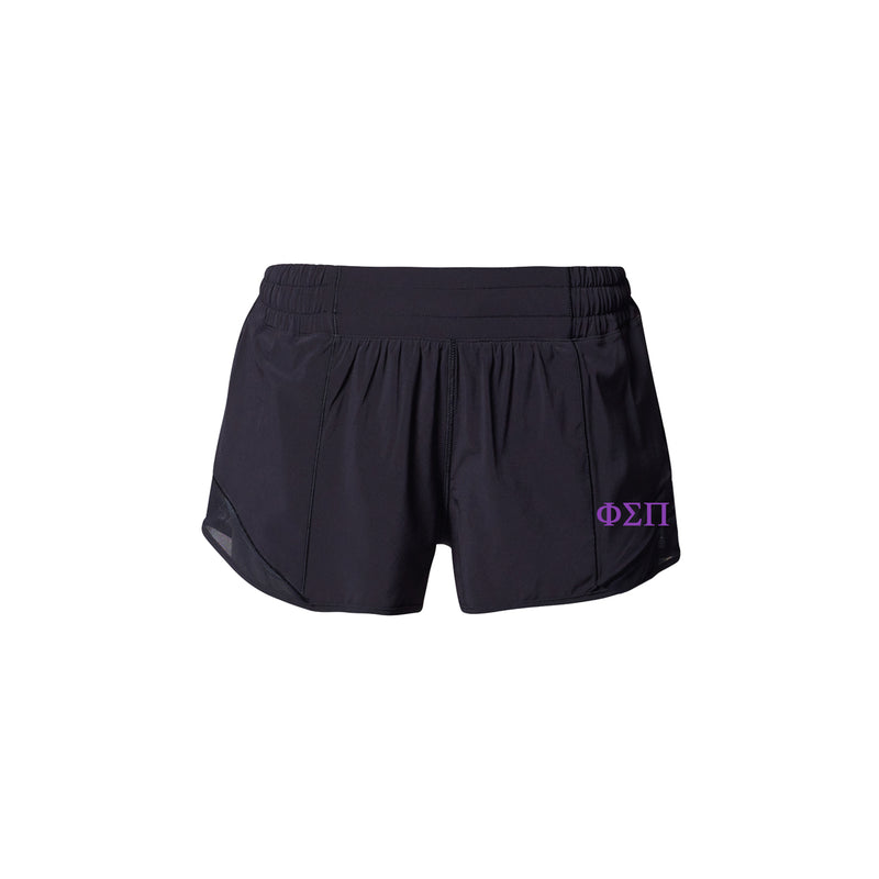 Phi Sigma Pi lululemon Hotty Hot High-Rise Lined Short 2.5" - Black