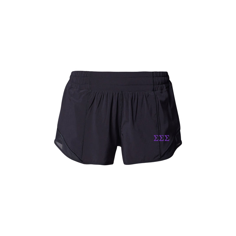 Sigma Sigma Sigma lululemon Hotty Hot High-Rise Lined Short 2.5" - Black