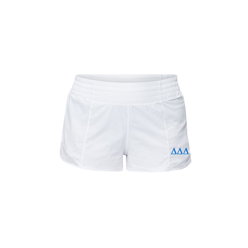 Delta Delta Delta lululemon Hotty Hot High-Rise Lined Short 2.5" - White