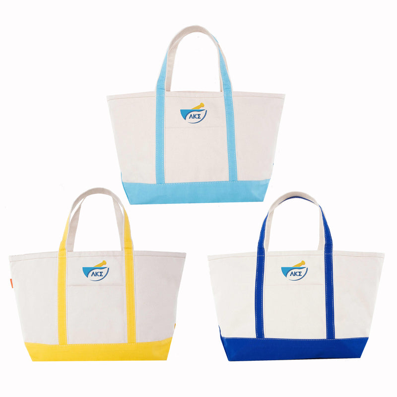 Lambda Kappa Sigma Logo Canvas Tote