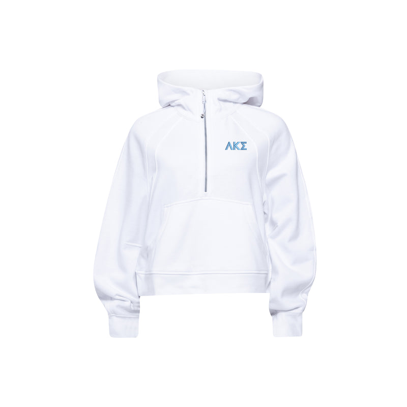 Lambda Kappa Sigma lululemon Scuba Oversized Half-Zip Hoodie - White