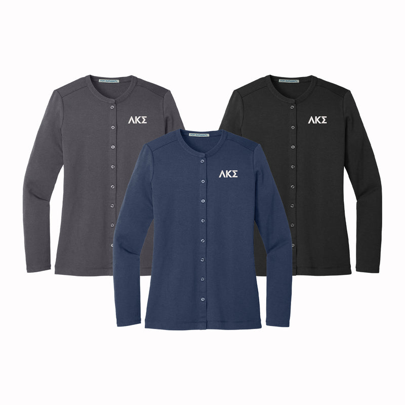 Lambda Kappa Sigma Lightweight Cotton Modal Cardigan