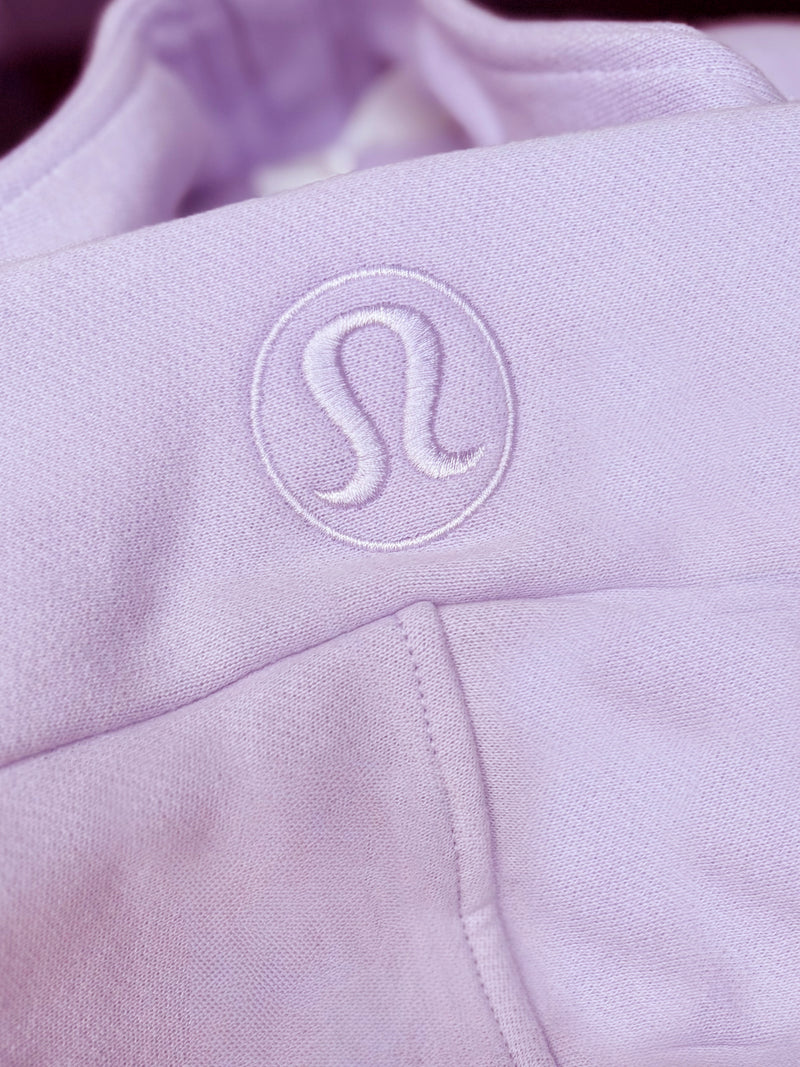 LIMITED EDITION Alpha Delta Pi lululemon Scuba Oversized Half-Zip Hoodie - Lavender Frost