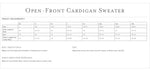 Lambda Kappa Sigma Open Front Cardigan Sweater