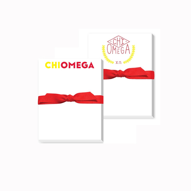 Chi Omega Mini Notepads