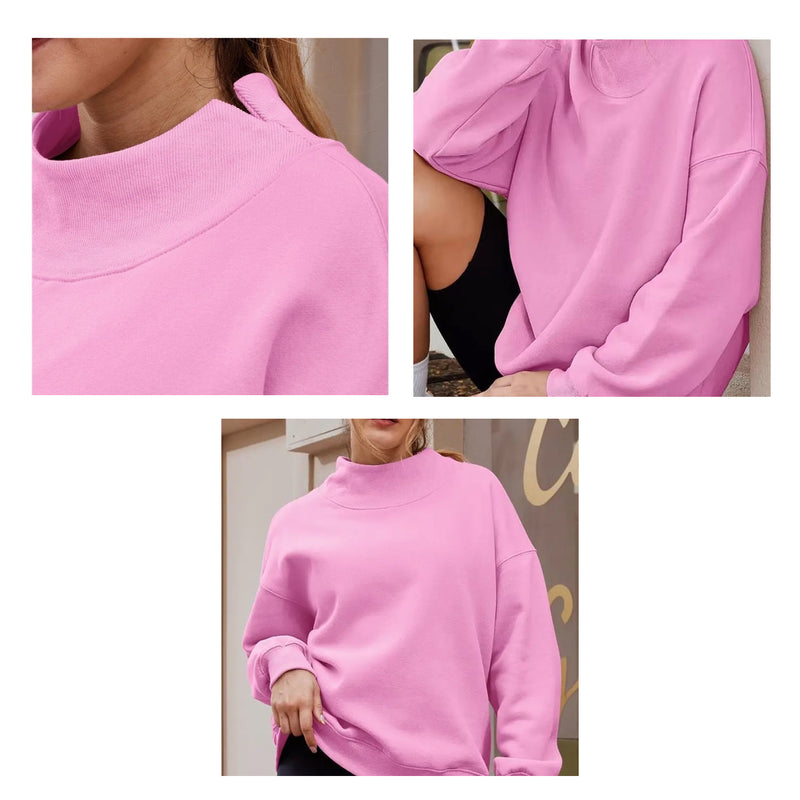 Delta Phi Lambda Mock Neck Sweatshirt - DPHIL