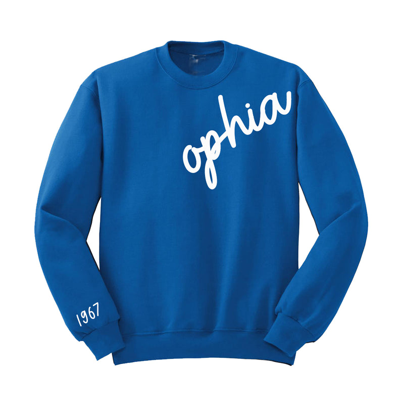 Omega Phi Alpha 1967 Avenue Crewneck