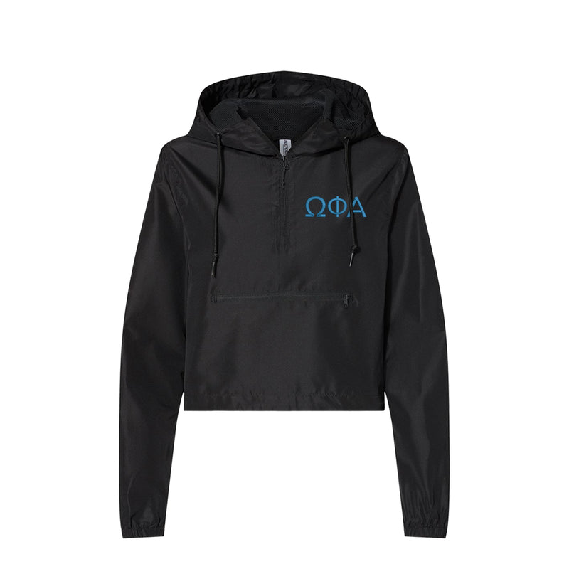 Omega Phi Alpha Crop Windbreaker