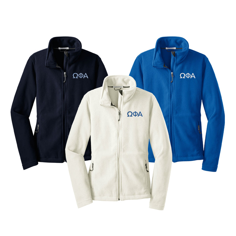 Omega Phi Alpha Fleece Jacket