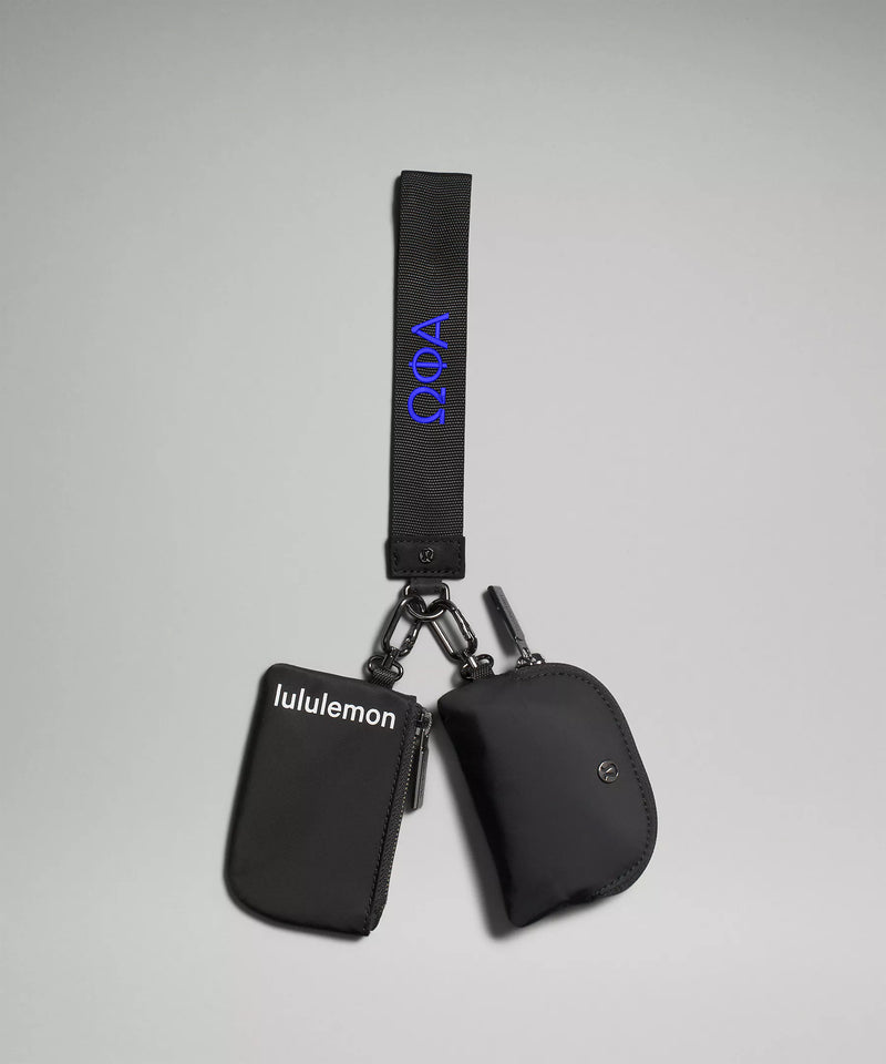 Omega Phi Alpha lululemon Dual Pouch Wristlet