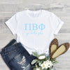 Pi Beta Phi Short Sleeve T-Shirt - Shorelines Tee