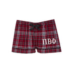 Pi Beta Phi Flannel Boxer Shorts