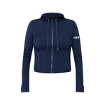 Pi Beta Phi lululemon Define Cropped Hooded Jacket Nulu - NAVY