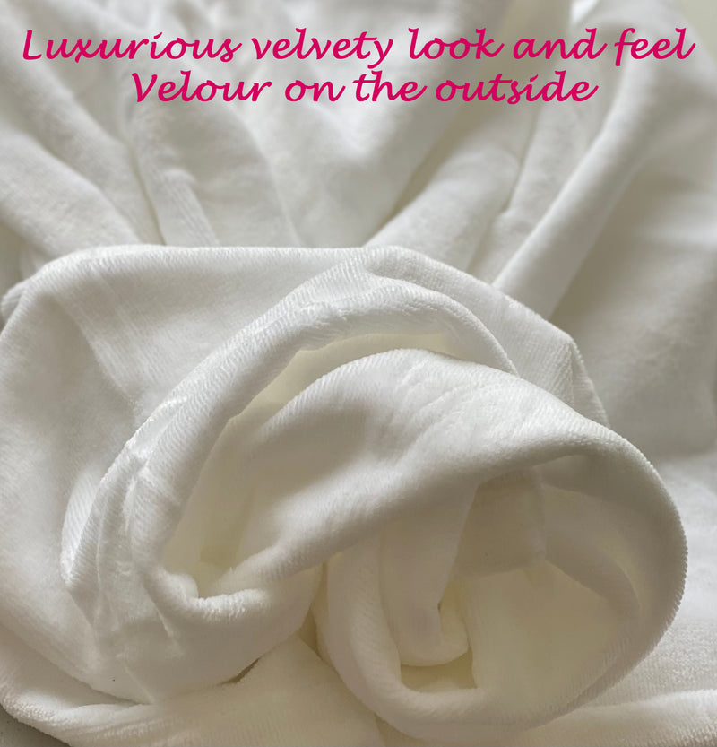 Chi Omega Terry Velour Spa Wrap
