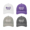 Phi Delta Epsilon EST. 1904 Relaxed Fit Hat