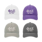 Phi Delta Epsilon EST. 1904 Relaxed Fit Hat