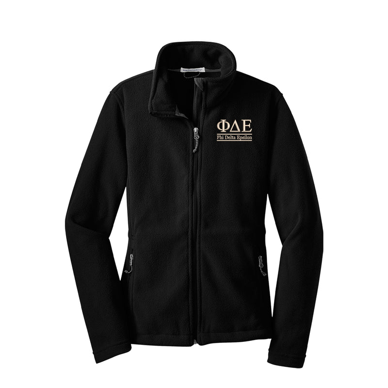 Phi Delta Epsilon Fleece Jacket - Ladies