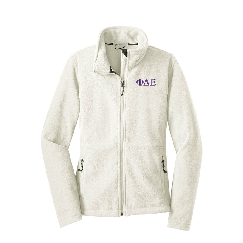 Phi Delta Epsilon Fleece Jacket - Ladies