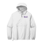 Phi Delta Epsilon Lightweight Windbreaker - Greek Letters