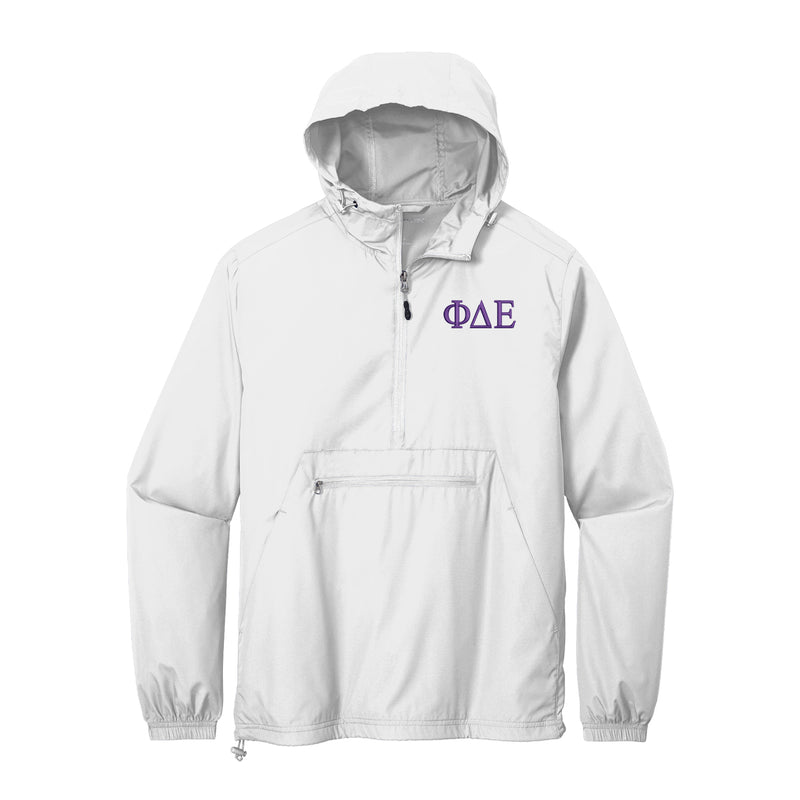Phi Delta Epsilon Lightweight Windbreaker - Greek Letters