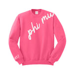 Phi Mu 1852 Avenue Crewneck
