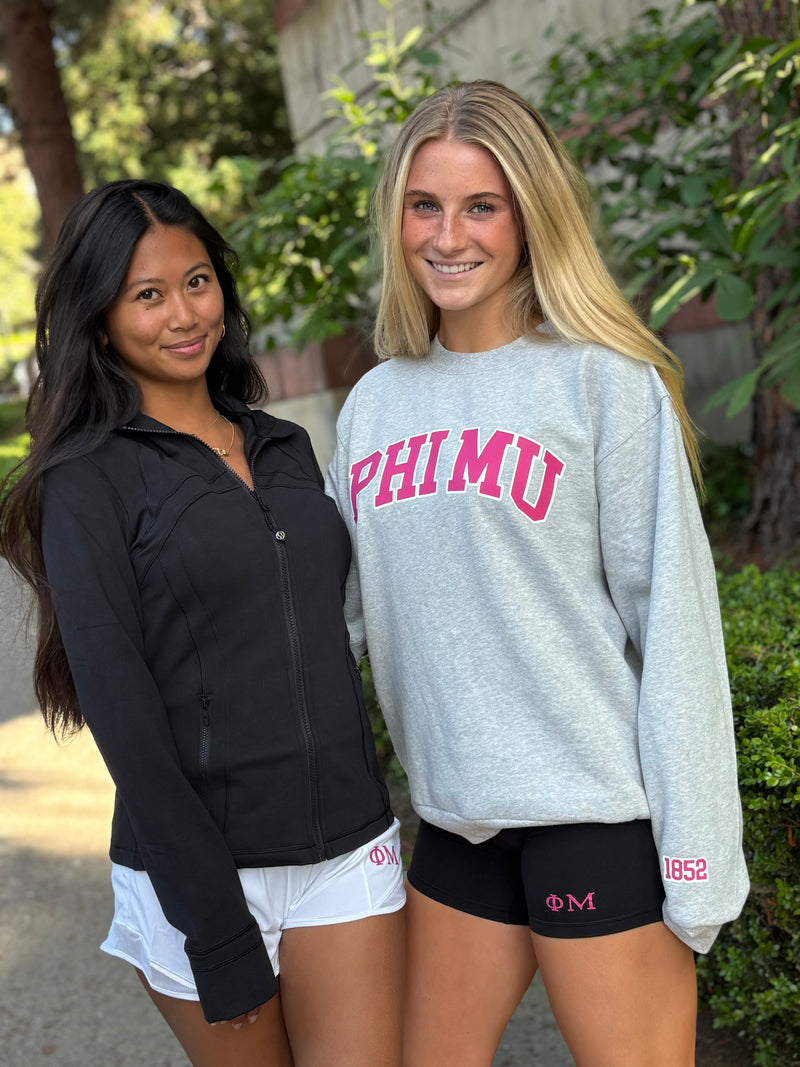 Phi Mu lululemon Steady State Crew